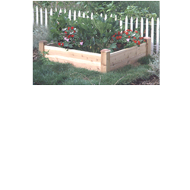 Picture of Raised Planting Beds with Flat Finials